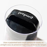 Vista 5 de Prepara Evak Fresh Saver - Almacenamiento de alimentos de plástico, pequeño/corto, negro