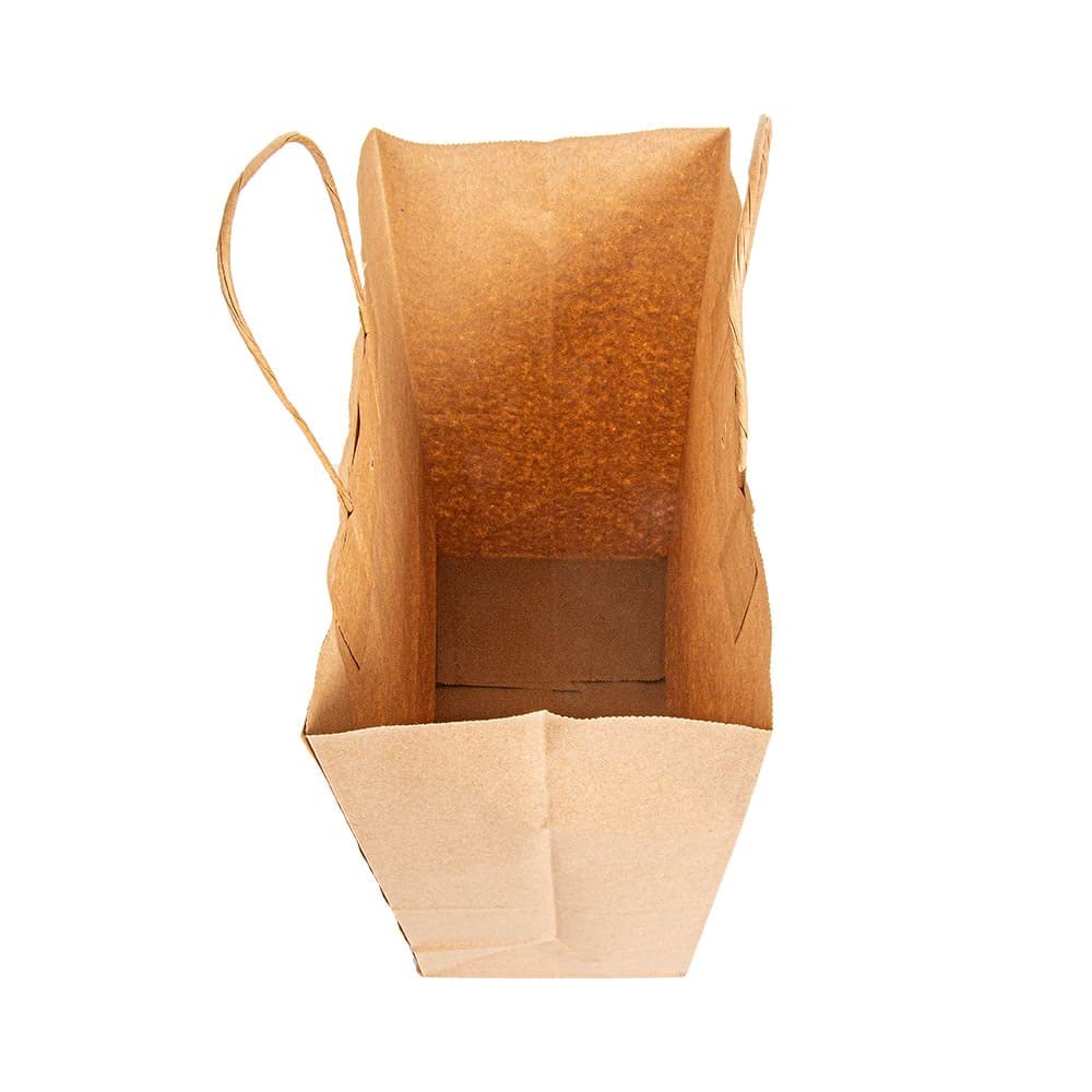 García de Pou - 250 Unidades - Bolsas De Papel Con Asas 80 G/M2 26+14X32 Cm Natural Kraft