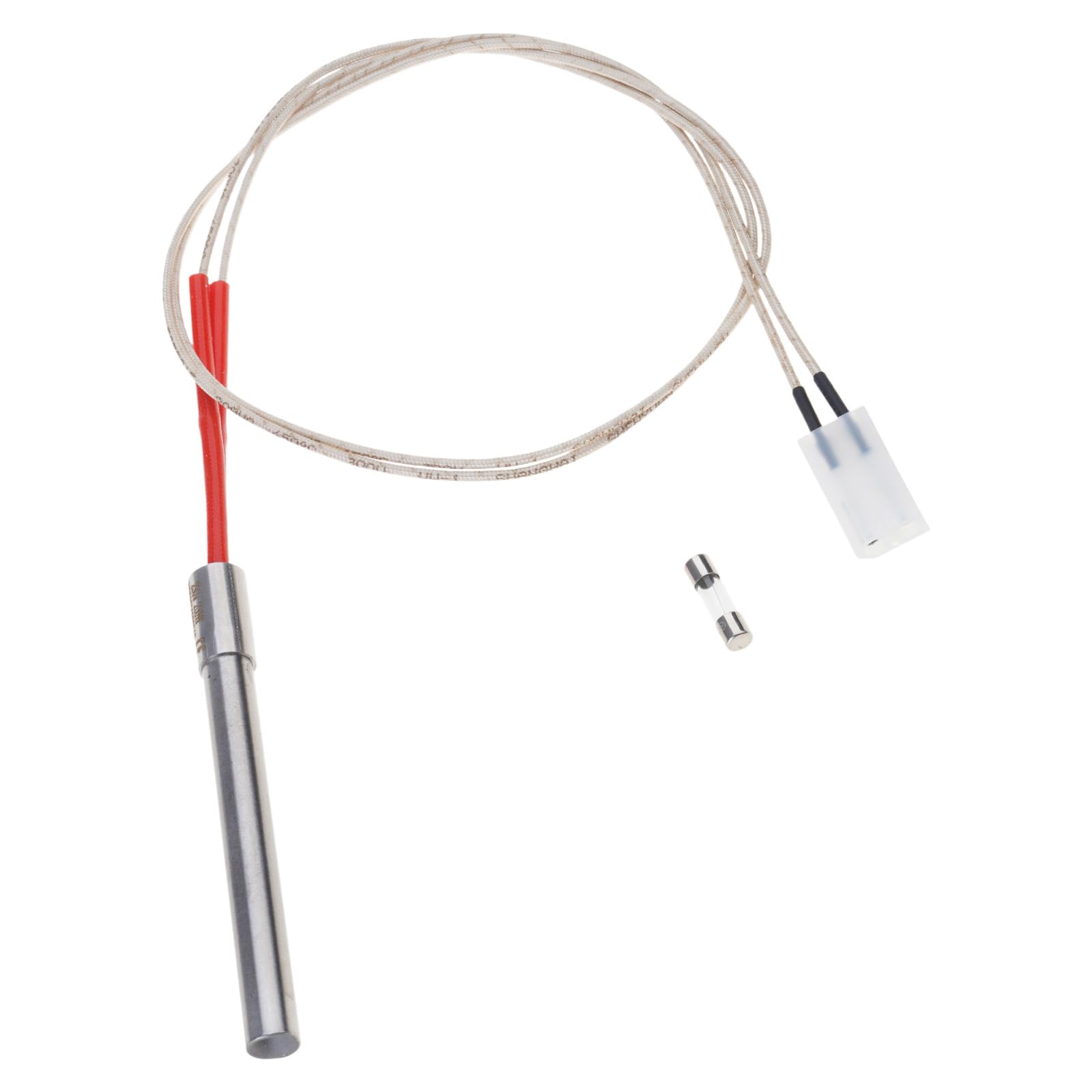 Msioytog Stainless Steel 20V 80W Heating Tube for Pellet Grills Smoker High-Temp Igniters Replacement