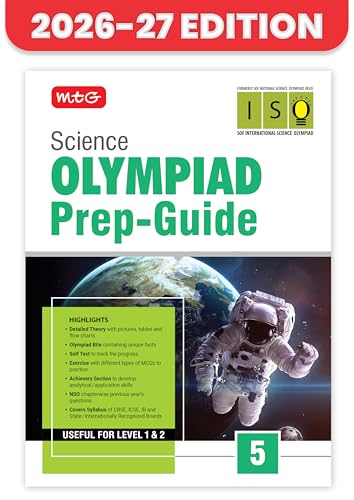 Image of MTG Science (ISO) Olympiad Prep Guide Class 5 | Detailed Theory, Exercise with Self Test For Practice | SOF Olympiad Books For Exam 2026-27 (Useful For Level-1 & 2)
