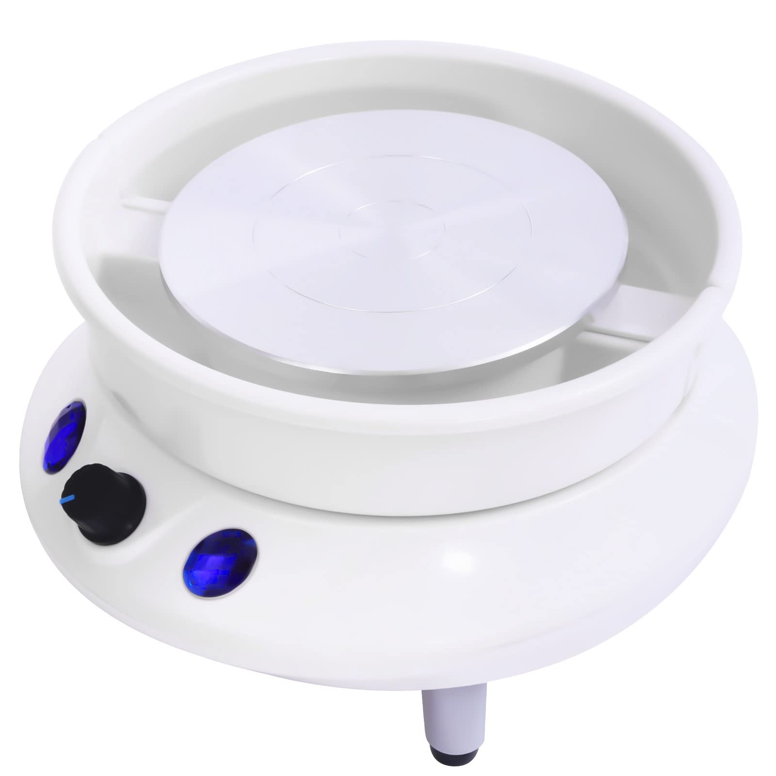 Elektrische Töpferdrehscheibe 15 cm 120W 2000 RPM Keramik Drehscheibe zum Töpfern Einstellbare Geschwindigkeit und Richtung für Keramikherstellung, Hobby & Künstler