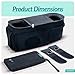 Swanoo Stroller Caddy Organizer With Cup Holder, Non Slip Straps Bag for Phone, Pet Stroller Accessories, Universal Fits Uppababby Vista v2 Wonderfold Wagon, Doona and More