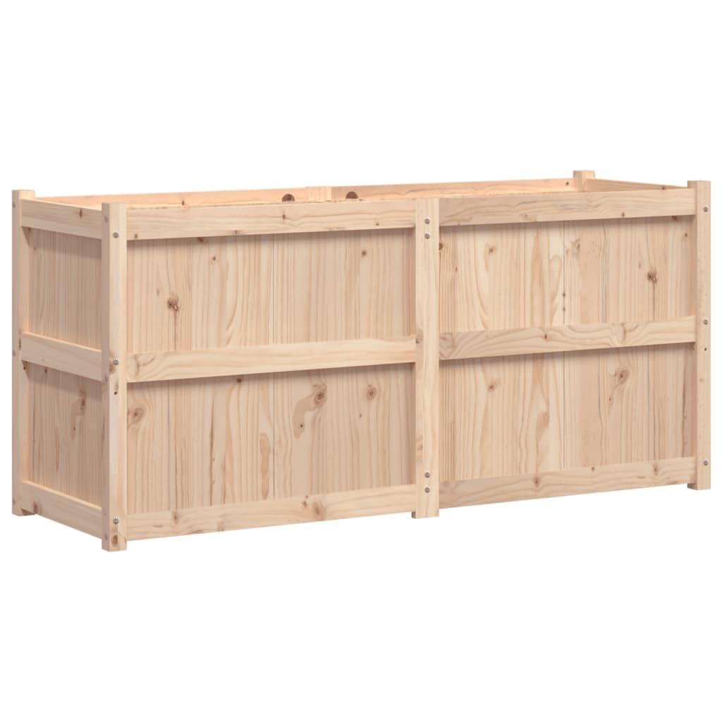 vidaXL Plantenbak 150x50x70 cm massief grenenhout