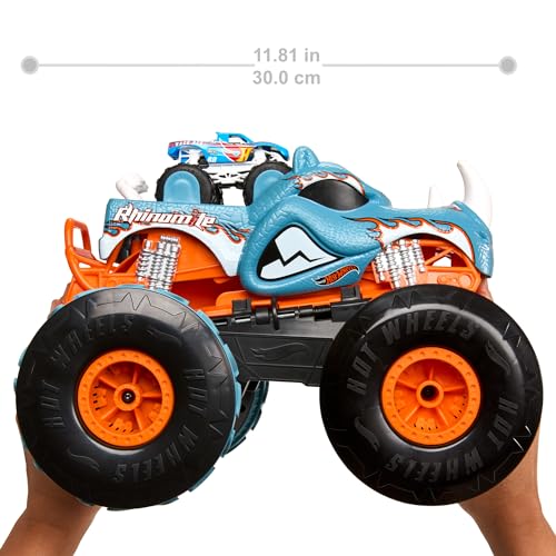 Hot Wheels Monster Trucks HW Transformierbarer Rhinomite RC – Ansicht 3