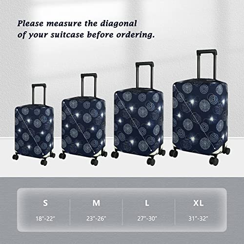 Mininova Travel Luggage Cover Suitcase Protector Fits 23-26 Inch Luggage, Sparkler M, M (23-26 Inch Luggage) (Mvlc0302) #TOP5