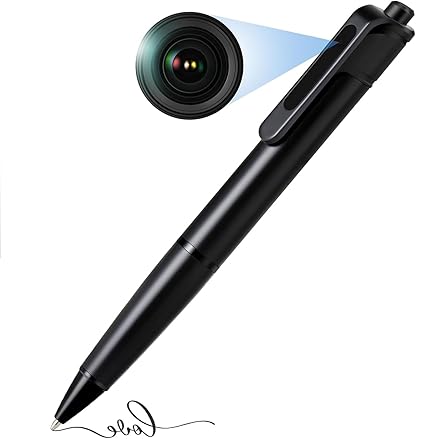 MAYUMI Hidden Camera Pen - 4K Camera Pen with 180 Minutes Battery Life, Mini Body Cam for Home Security or Classroom Learning