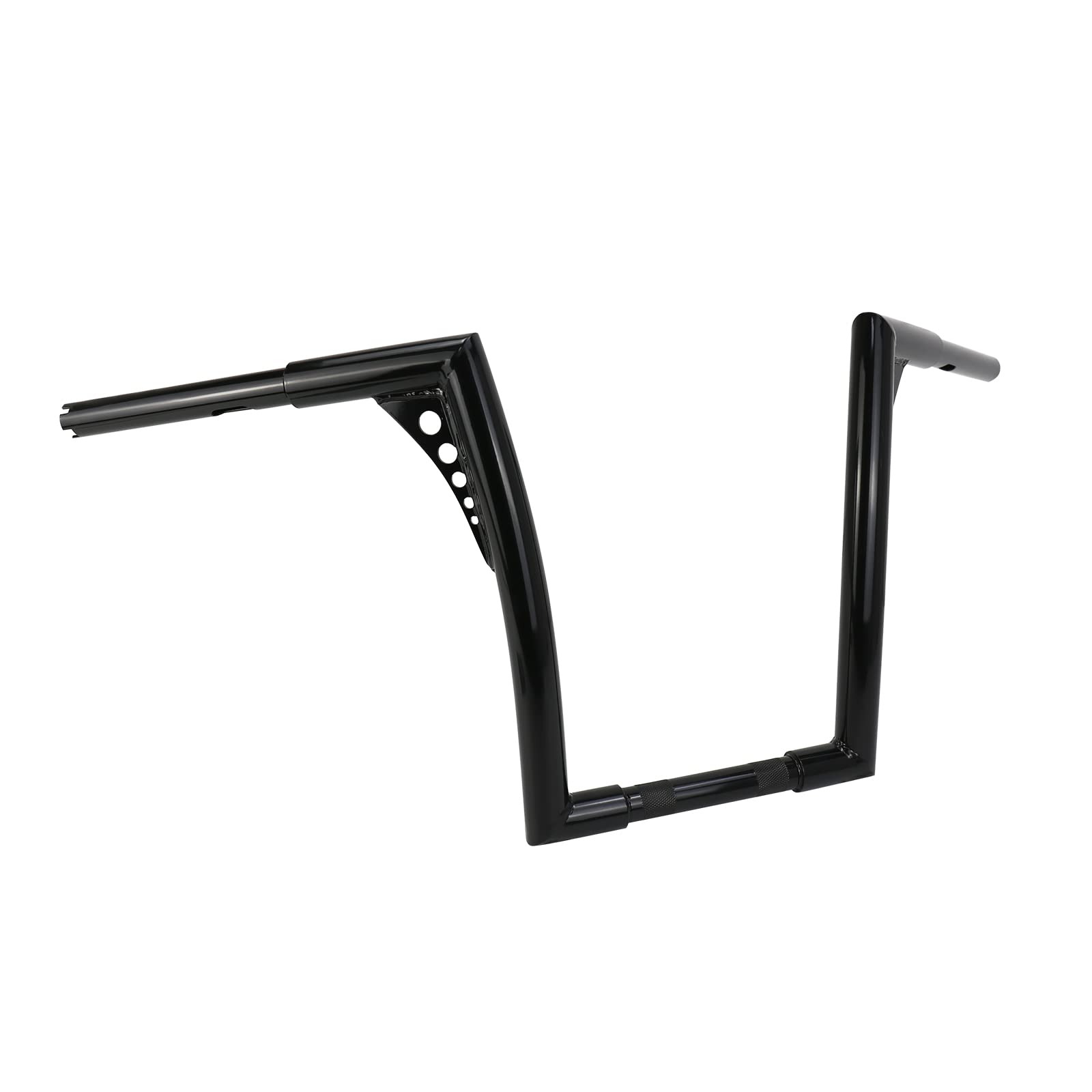 Photo 1 of 14" Rise Ape Hangers Z Bar Handlebar 1 1/4" Compatible with Harley Softail FLST FXST Sportster XL883 1200 Custom (Black) Black 14" Rise