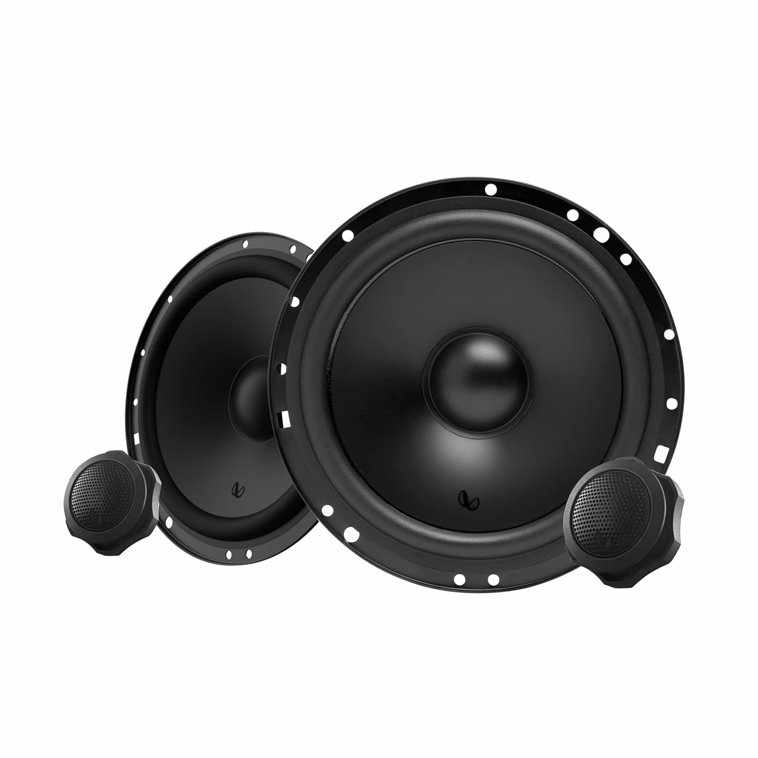 Infinity Car Component Speaker Alpha 601CF | Peak Power - 315W | RMS Power - 45W | 6.5 Inch 2-Way Component Car Speaker (Black)