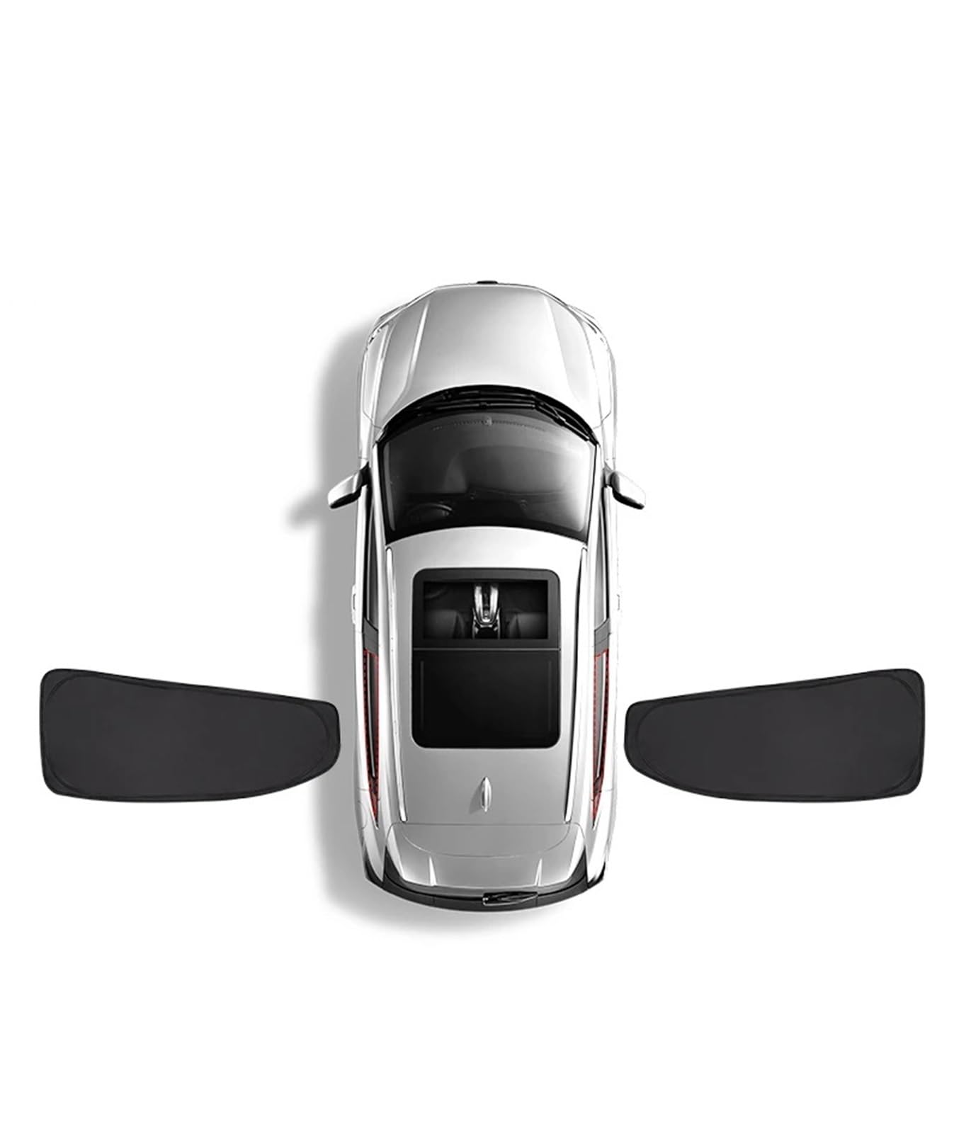 Car Sun Shade Windscreen For BYD For DENZA B8 For FCB For BAO 8 For LEOPARD 8 2024-2026 Car Black Window Sunshade Anti-UV Heat Insulation(Rear Door)