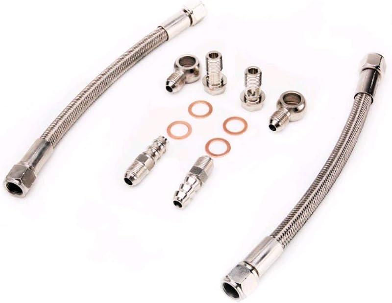 Kit de linha de água para turbo KINUGAWA M14 x 1,5 mm – 2 linhas de 20 cm