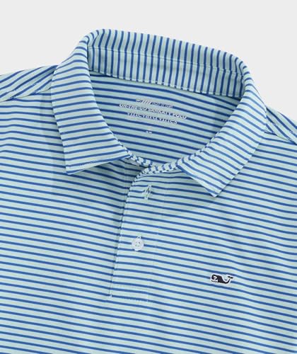 Image of Vineyard Vines Kids Bradley Stripe Sankaty Polo (Toddler /Little Kids /Big Kids)