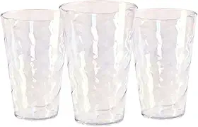 20 Copos Twister Cristal Acrilico 400ml Festa P/Transfer Cor:Cristal