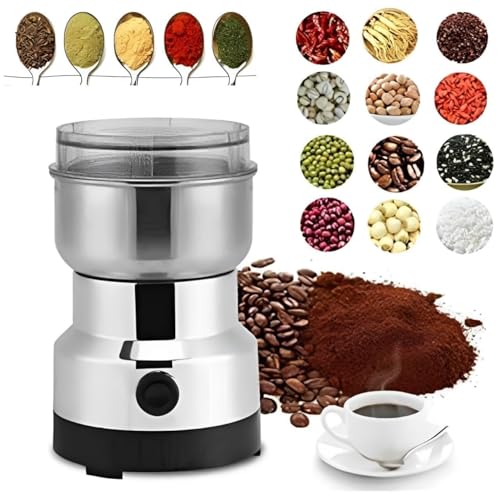 Image of Mini Mixer Grinder | Compact Electric Mixer for Spices, Chutney, Dry Fruits & Small Food Preparations | Kitchen Grinding Machine