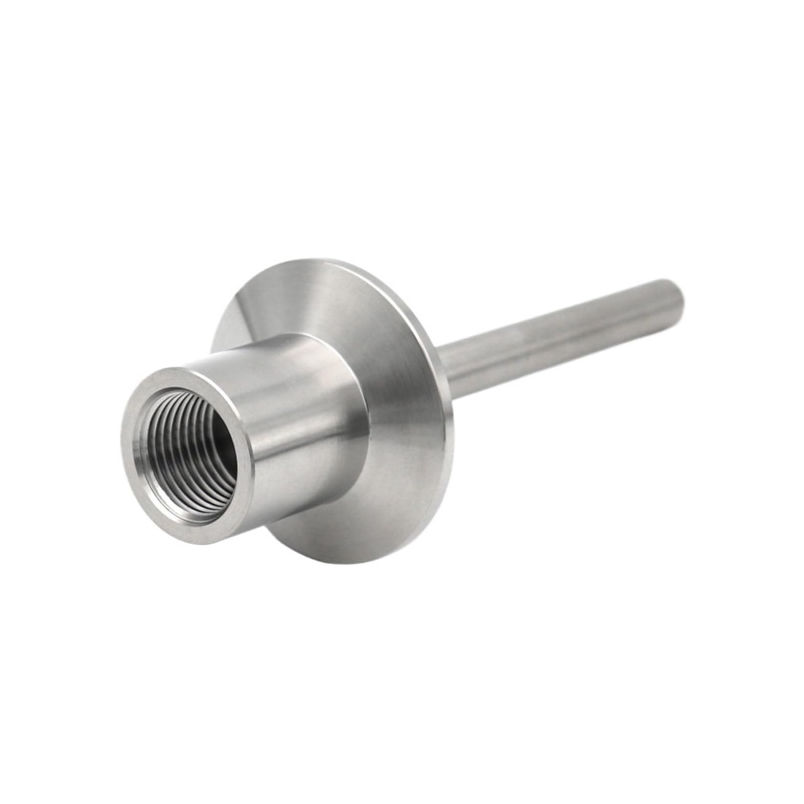 Termómetro de acero inoxidable SS304, carcasa resistencia térmica, abrazadera triple 1,5 "con Sensor temperatura rosca NPT 1/2"(Length 6inch)