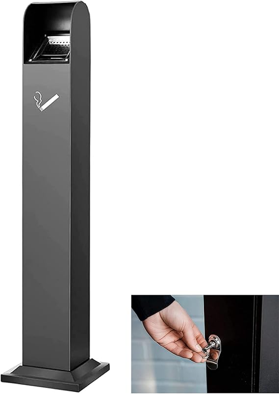 Ashtrays Soot Column Outdoor Cigarette Butt Column Outdoor