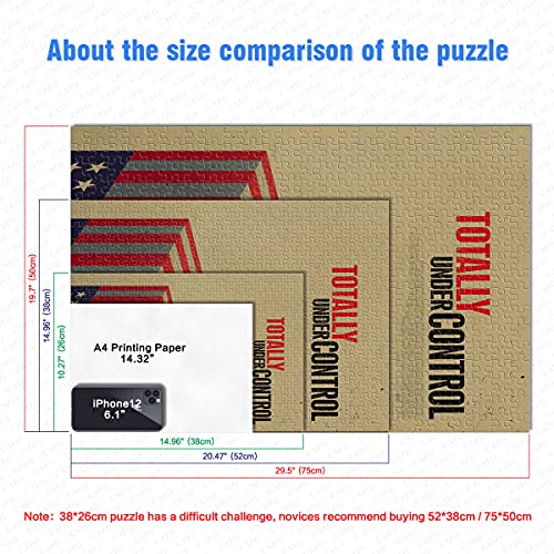 ZKSB Puzzle 1000 Teile Totally Under Control 1000 Teile Puzzle Dekompression für Erwachsene Die Beste Wahl für… – Bild 4