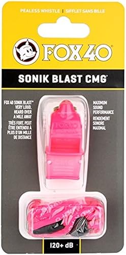 Miniatura 4 de Fox 40 Fox Classic - Silbatos de árbitro y entrenador de agarre de dedo unisex para adultos, color negro, regular de EE. UU