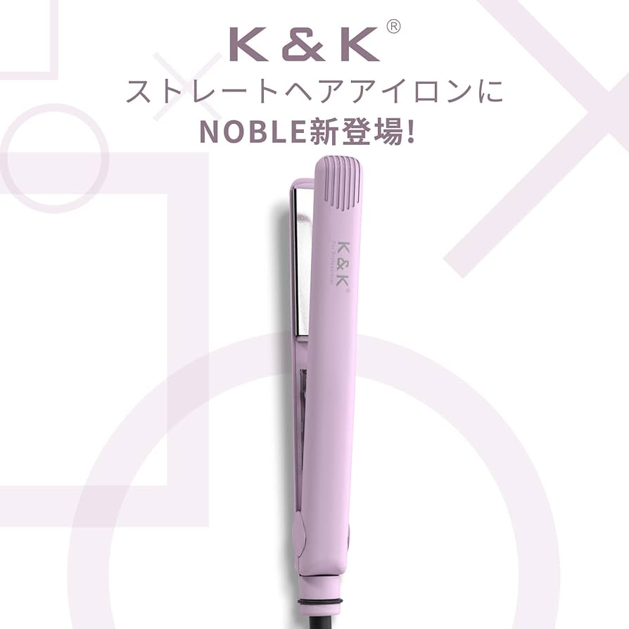 【大人気‼️】ヘアアイロン 高度なPTCヒーター⭐️ Amazon | K&K ヘアアイロン 高度なPTCヒーター チタニウム