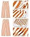 GRAPENT Striped Jeans for Women Womens Denim Pants Fashion Jeans for Women 2025 Orange Large Fits US Size 12 to 14
