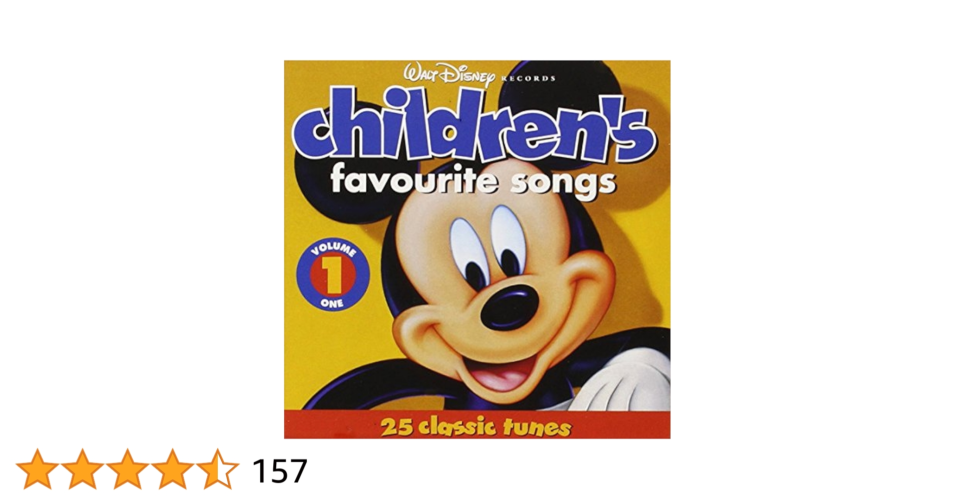 キッズ・ファミリー Disney's 100 Children's Favourite Songs Walt Disney Records 100 Children's Favourite Songs