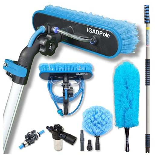 30ft IGADPole Water-Fed Cleaning Kit