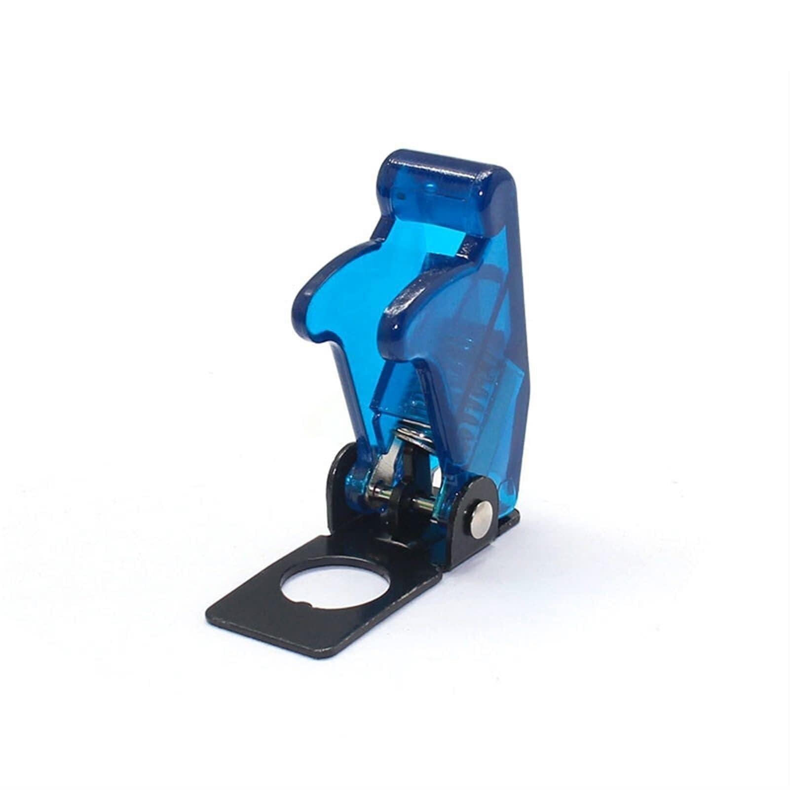 Kippschalter, 5 Stück, Auto, Auto, Boot, LKW, beleuchtete LED mit Schutzebene, hochklappbare Schutzabdeckung, 12 V, 20 A(8)