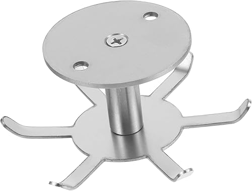 Gancho giratorio de acero inoxidable para organización de cocina debajo del gabinete para almacenamiento eficiente, fácil instalación y ahorro de