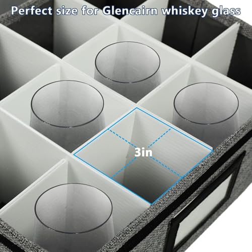 Caja protectora para contenedores de copas que evita roturas y suciedad en el mueble 4