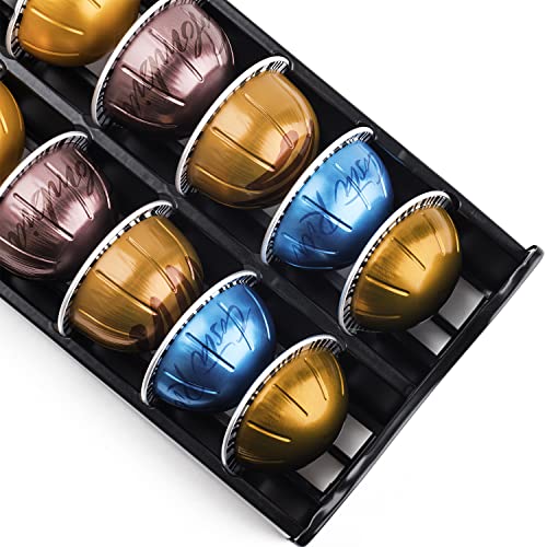 Bagoo Kaffeepads Halter für Nespresso Vertuoline Schublade Mehrstufig für Vertuo Kapseln Aufbewahrung (4 Stufig) – Ansicht 3