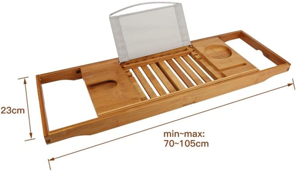 Bathtub Rack Natural Color Bath Bridge Caddy Bathtub Storage Rack Tidy Tray Holder