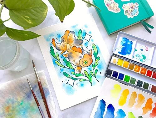 Miniatura 2 de Lukas Aquarell 1862 - Juego de acuarelas para artistas, kit profesional de colores brillantes en un estuche para viajes, pintura al aire libre y