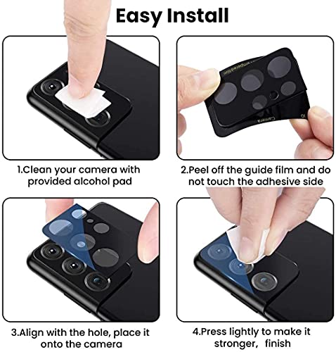 Image of Samsung Galaxy S24 Ultra Camera Lens Protector | Camera glass protector guard for S24 Ultra 3D /HD (PACK OF 1)