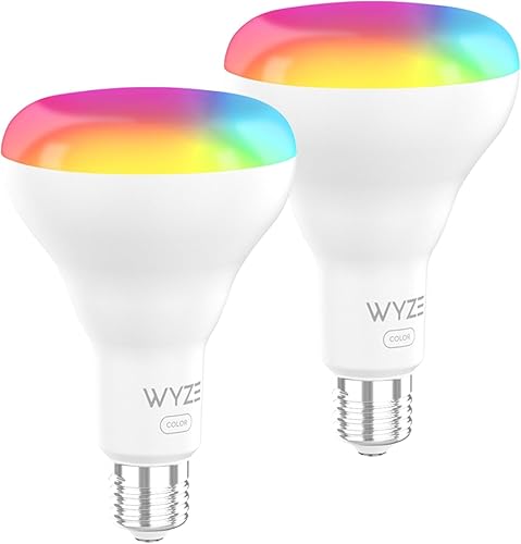 Miniatura 2 de Wyze Lifestyle Bombilla de Color, 1100LM Wi-Fi A19 Inteligente, 16 Millones de Colores y Blanco Ajustable, Funciona con Alexa y Google Assistant,