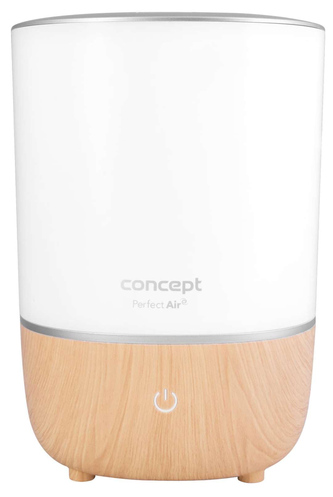 Concept Hausgeräte ZV1200 Perfect Air Humidificador de aromaterapia, 4 litros, 3 niveles de intensidad de vapor, adecuado para habitaciones de hasta 30 m2 (blanco)