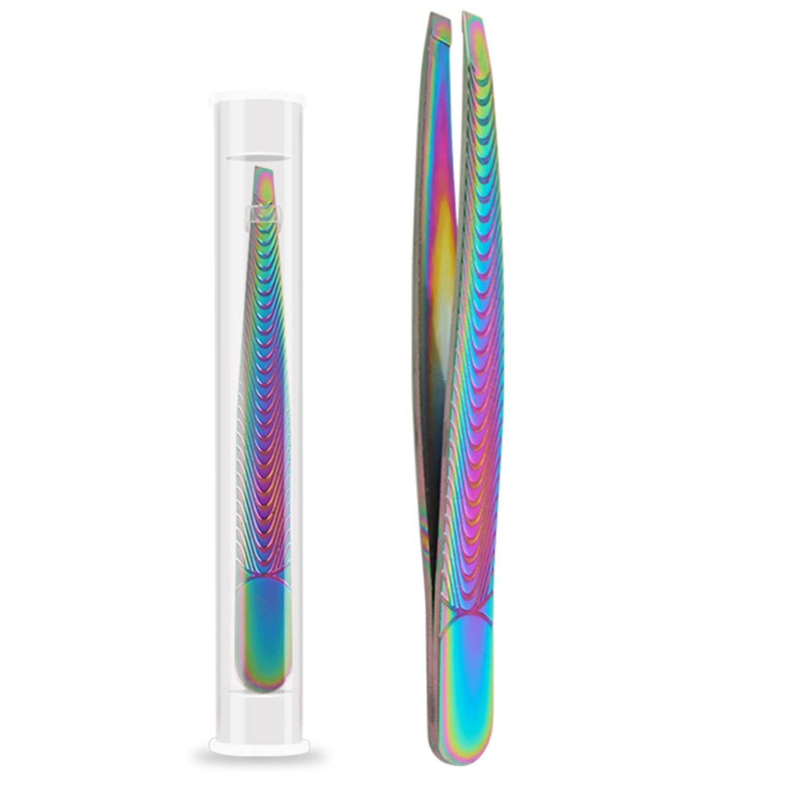 JINGYAN Pęsety Eyelashes Tweezers Stainless Steel Superhard High Precision Anti-static for Eyelash Extensions(A)