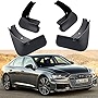 SPEEDLONG Car Mud Flaps Splash Guards Fender Mudguard Compatible with Audi A6 Sedan S-Line 2019 2020 2021 2022 2023