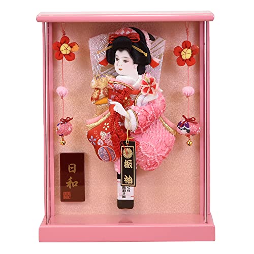 羽子板 壁掛け お祝い 羽子板飾り 初正月飾り 7号 日和 ピンク ケース飾り アクリル おしゃれ かわいい コンパクト 陣屋