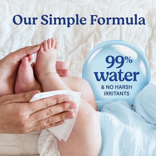 Image of Huggies Skin Essentials Baby Wipes, Hypoallergenic, 99% Water, 15 Flip Top Packs (840 Wipes Total)