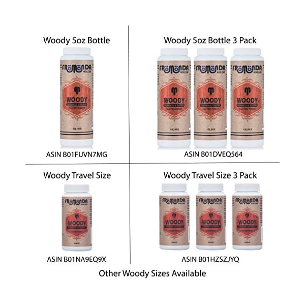 Fromonda-Woody-Body-Powder-Cedarwood-Tea-Tree-5-oz-1-Pack-Unisex-Talc-Free-Anti-Chaffing-Sweat-Defense-with-Essential-Oils Fromonda (Woody) Body Powder Cedarwood & Tea Tree (5 oz, 1-Pack) Unisex, Talc-Free, Anti-Chaffing, Sweat Defense with Essential Oils