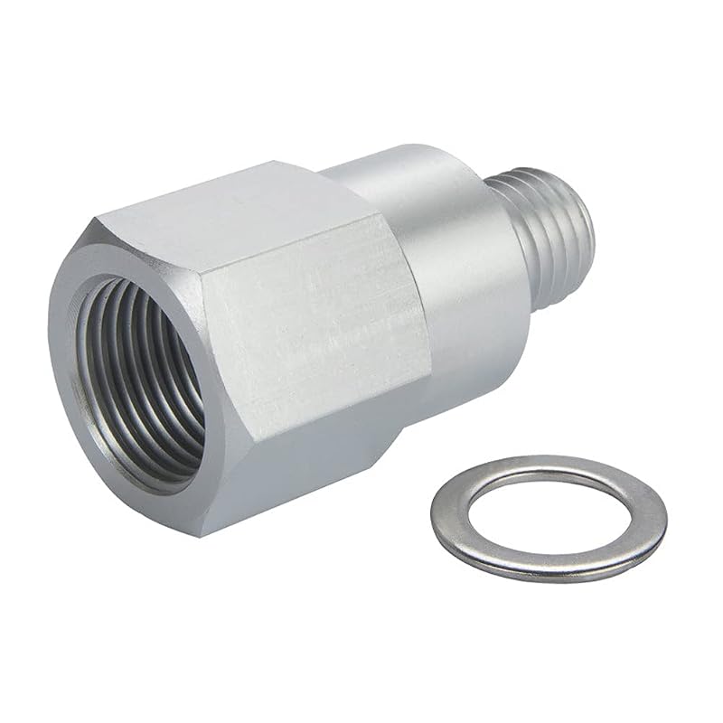 Adaptador de Sensor de Pressão de Óleo Joywayus M12 x 1,5 Macho para 1/4 NPT Fêmea com Arruela de Vedação