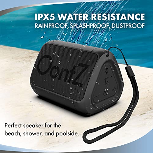OontZ Angle Solo Bluetooth Speaker - 2 Pack, Surprisingly Loud Volume & Bass, 100 Foot Wireless Range, IPX5, Compact Size Portable Travel Speaker by Cambridge Sound Works (Black) - Thumbnail 4