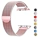 Produktbild Tervoka Ersatzarmband kompatibel mit Apple Watch 44mm 42mm | Edelstahl Armband | Smartwatch Ersatzarmbänder mit Magnet kompatibel mit iWatch Series 5/4/3/2/1 Rose Gold