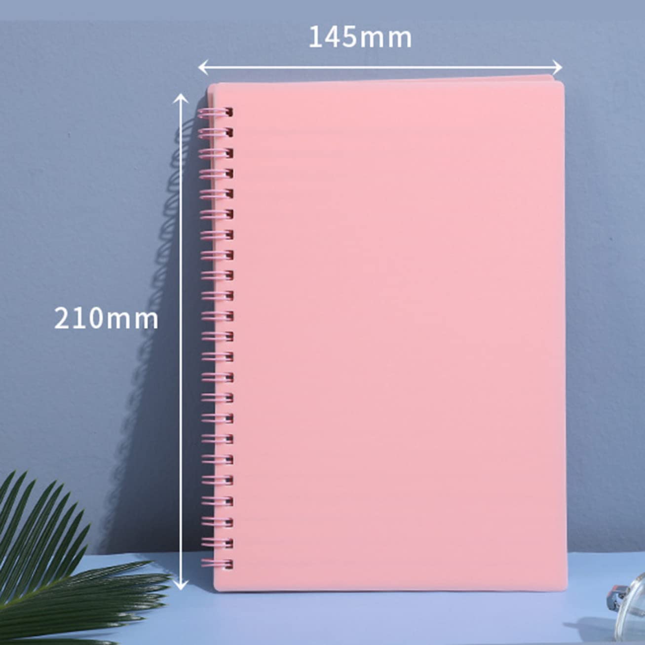 Amazon | QQZSG ノート リングメモ帳 ピンク 横罫 A5 5冊パック