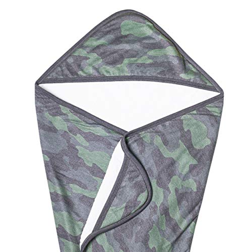 Copper Pearl Premium Knit Hooded Bath Towel With Terry Cloth Interior Hunter #TOP14