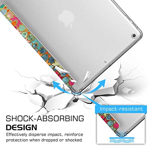 Image of DuraSafe Cases for iPad 8.3 Inch Mini 6th Gen [ Mini 6 2021 ] A2567 A2568 A2569 MK7M3HN /A MLWL3HN /A MK7R3HN /A MK7P3HN /A MLWR3HN /A MK7X3HN /A MK7V3HN /A MK893HN /A Smart Printed Flip Case - Damask