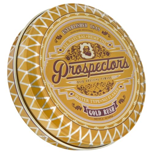 Prospectors Gold Rush Hair Pomade 4 oz. Tin Can