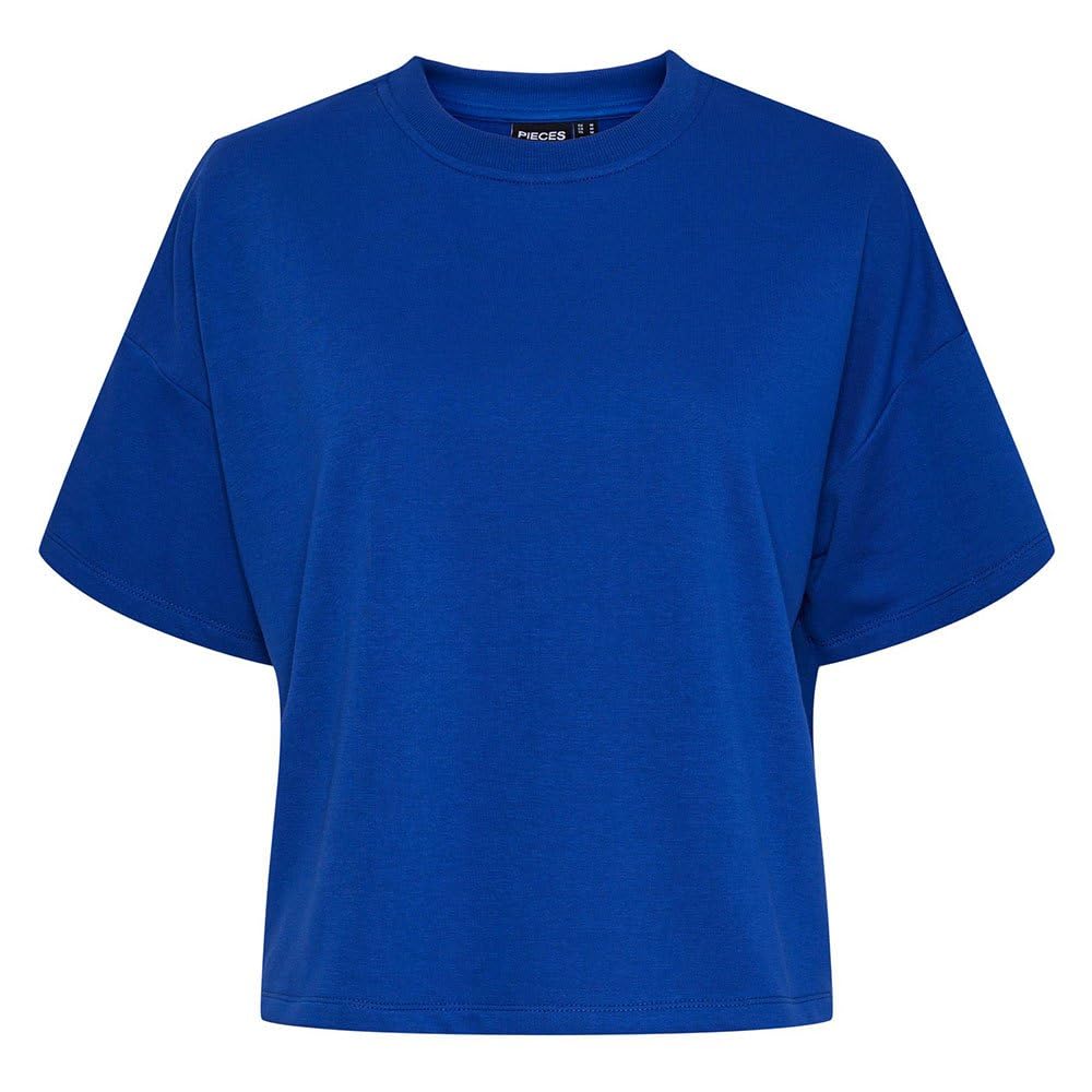 PIECES Pcchilli Ls Sweat Noos BC - Sweat-shirt Femme à Manches Longues Col Rond Coupe Ample