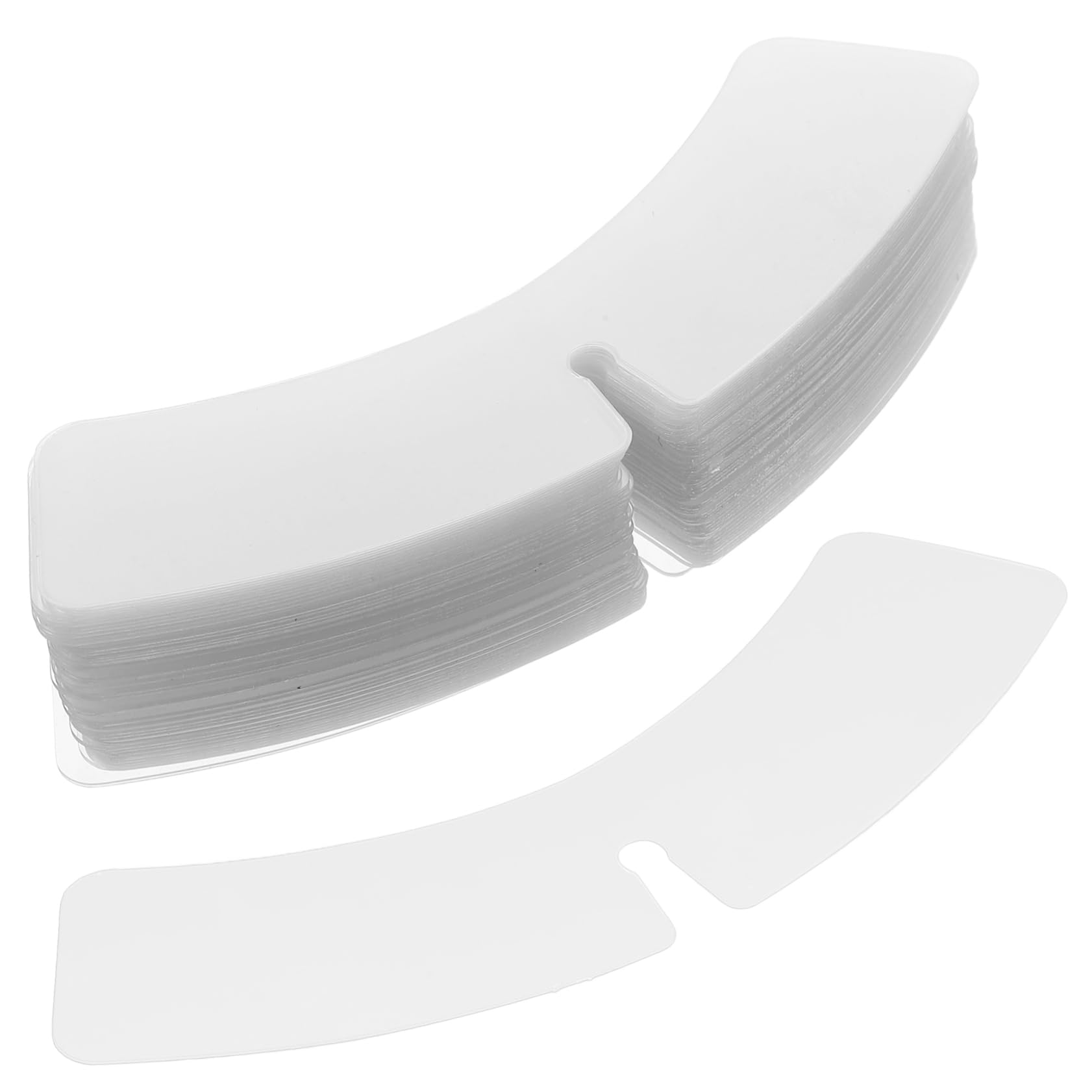 DEARMAMY Shirt Collar Stay Fixing Supports 100pcs Plastic Collar Stays for Men's Dress Shirts