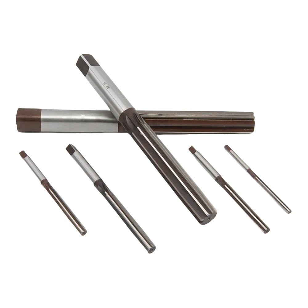 Loacea One Color Hss Reamer 17Pcs Straight Shank Reaming Tools, Slot Manual Reamers Cnc Chuck H8 Milling Cutter