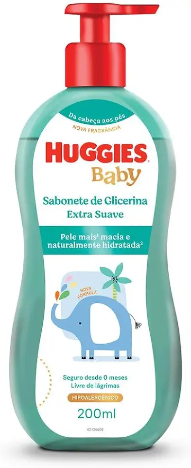 Sabonete Líquido Huggies Extra Suave - 200ml
